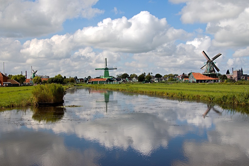 zaanse schans zaandam hdr zaanstad erfgoed unesco erfgoedlijst museum molens molen Albert Heijn attractie klompen polder